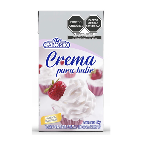 CREMA PARA BATIR SABOREX CAJA 12 PZAS